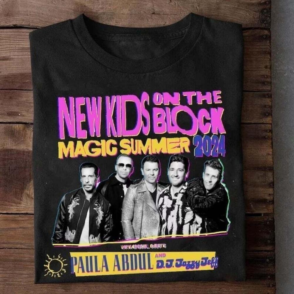 New Kids On The Block The Magic SummerTour Fan Tee Shirt